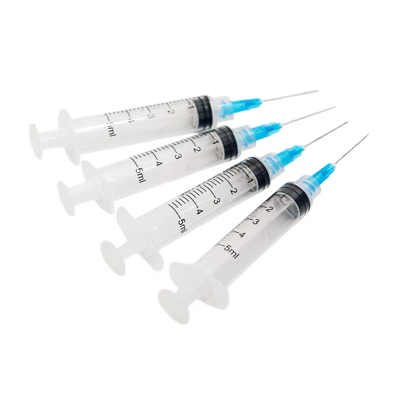 Seringues Luer Lock jetables, emballées individuellement, avec aiguille, pour injecteur d'animaux et d'animaux, 30 paquets, 1ml, 3ml, 5ml