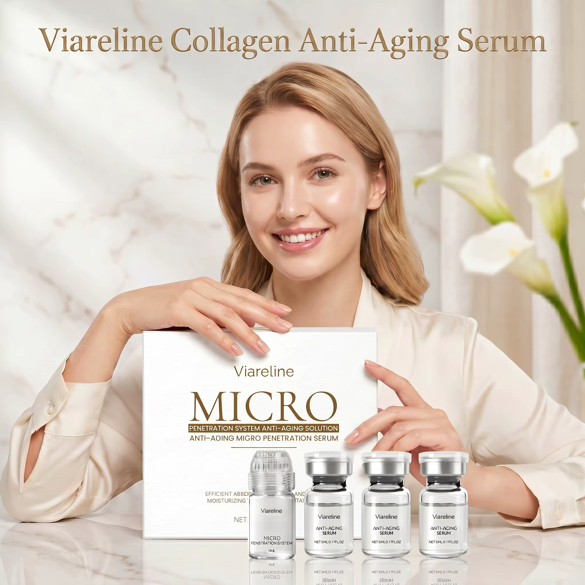 Sérum anti-âge au collagène Viareline
