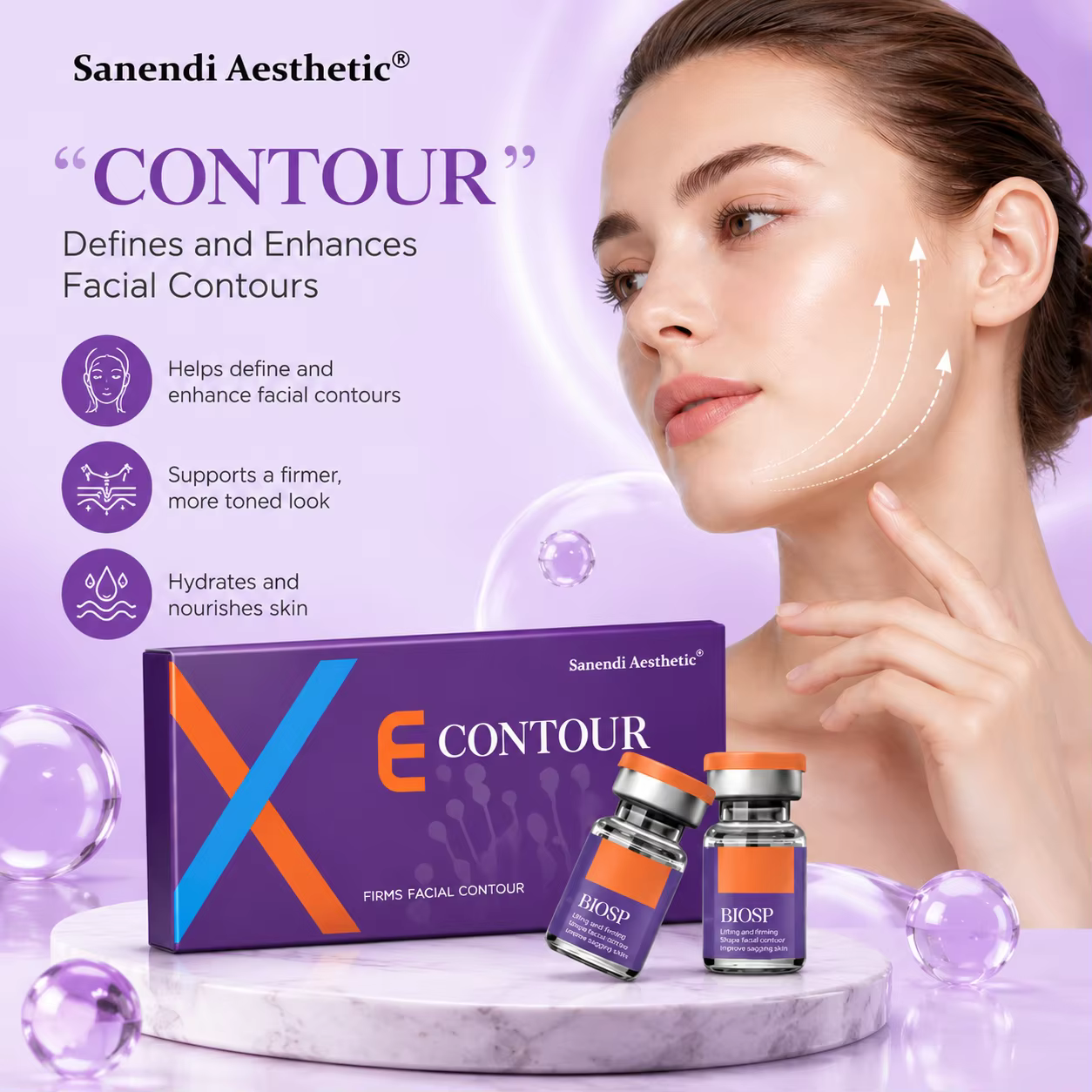 Sérum coréen Skin Booster EX-me pour une hydratation profonde du visage, ampoules lissantes eosome, solution liquide éclatante, essence Der.pen