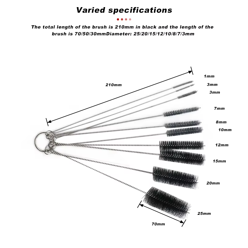 Brosses de nettoyage de chaîne de vélo, outils multifonctionnels pour l'entretien de la chaîne, élimination de la saleté, aiguilles de nettoyage, brosses pour VTT et vélo de route