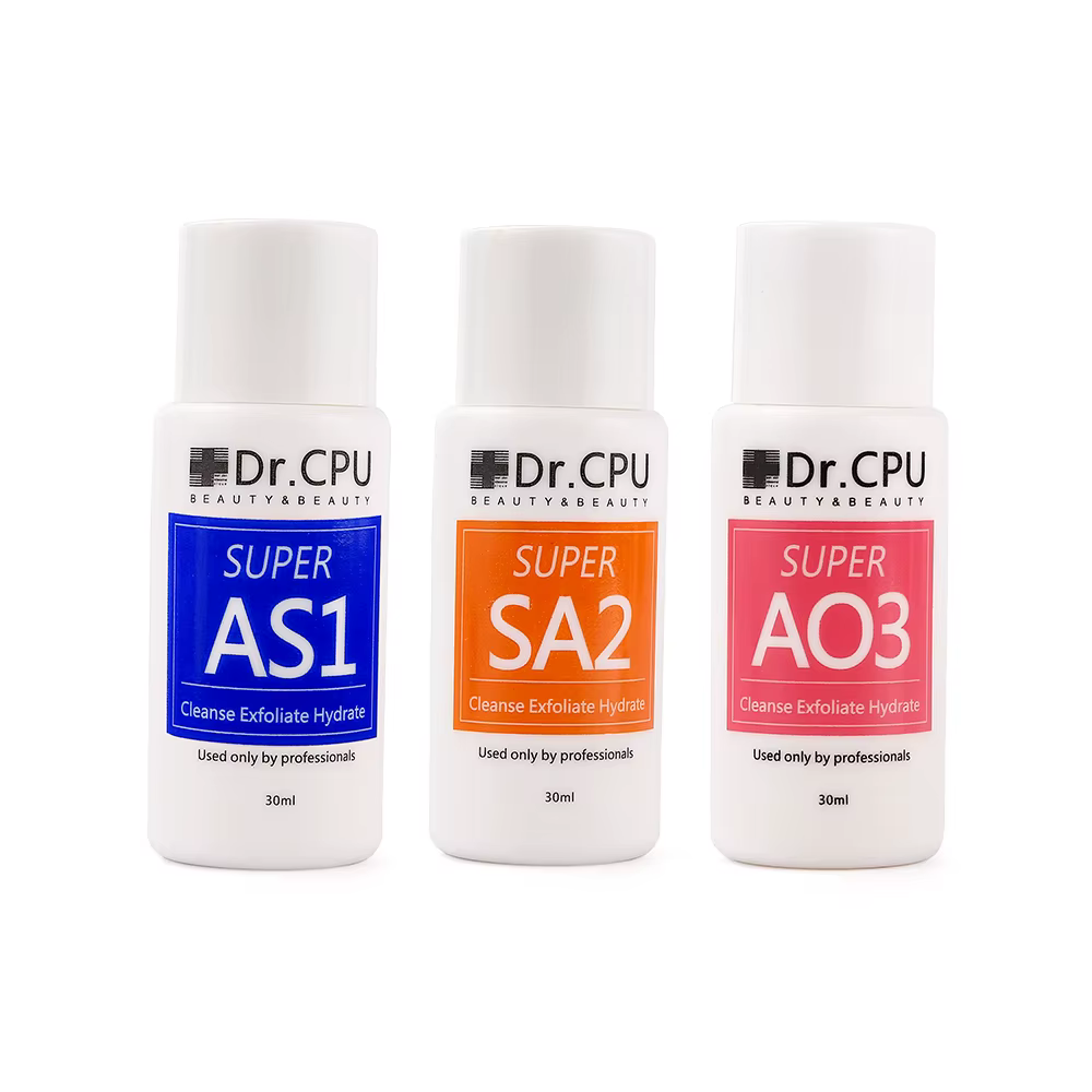 Solution de Peeling aquatique hautement concentrée 30ML AS1 SA2 AO3 pour Machine de beauté Hydra Dermabrasion