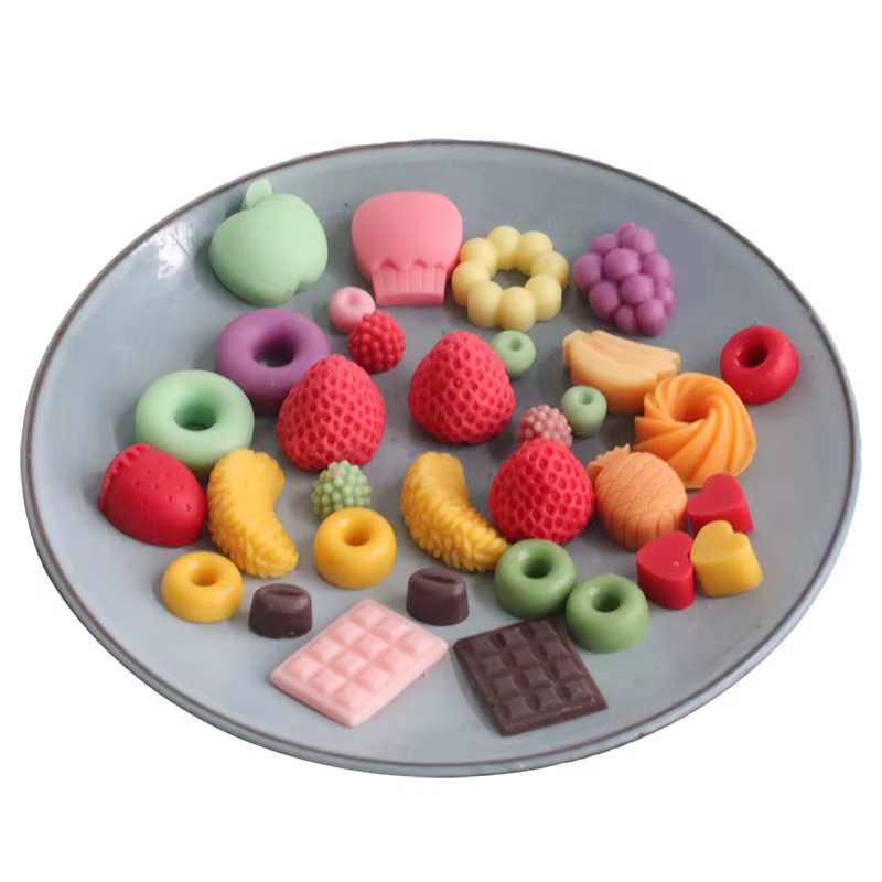 Moule à bougie à gâteau en émail crème, bricolage, cercle de beignet, décoration en Silicone, moule à biscuits au chocolat, moules en résine, outils de décoration de gâteaux