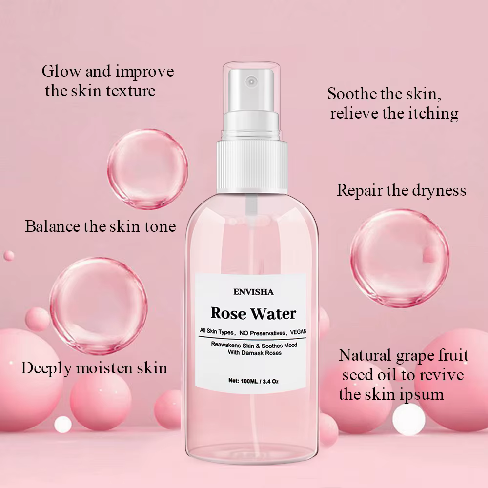 ENVISHA – eau de Rose pour le visage