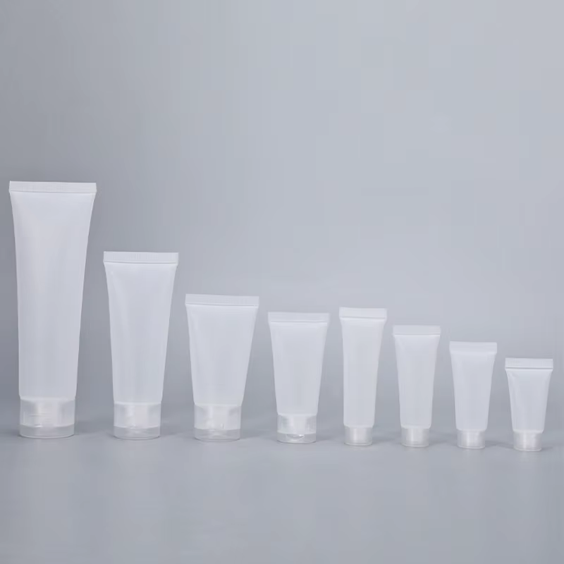 Tube Souple en Plastique Givré pour Crème à Presser