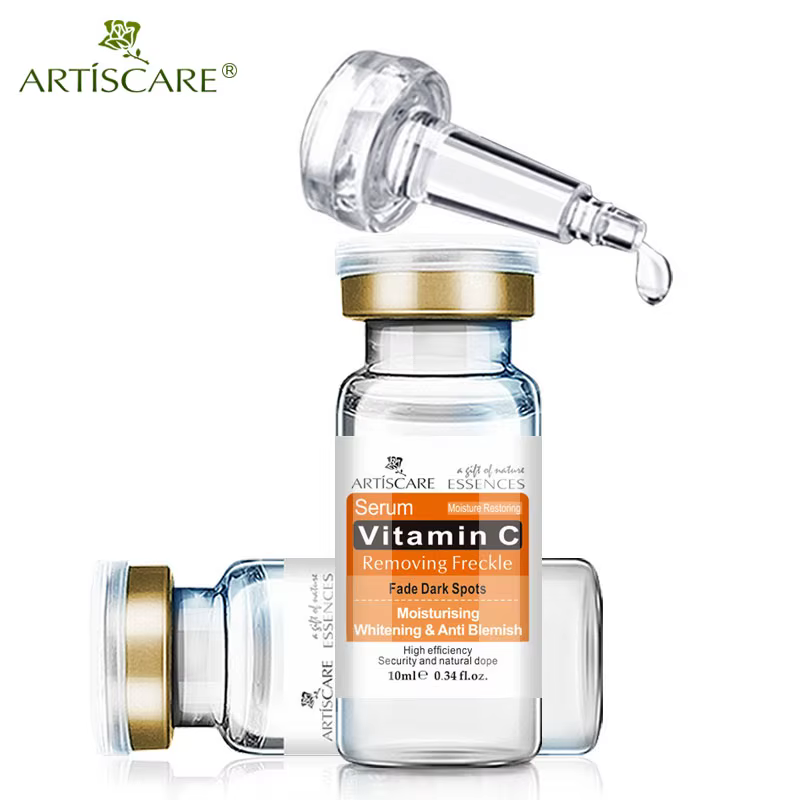 ARTISCARE Sérum de Vitamine C Blanchissant et Anti-Vieillissement Fondu Enlever Les Taches de Rousseur Anti-Rides Crème Hydratante Visage CR 2 pièces