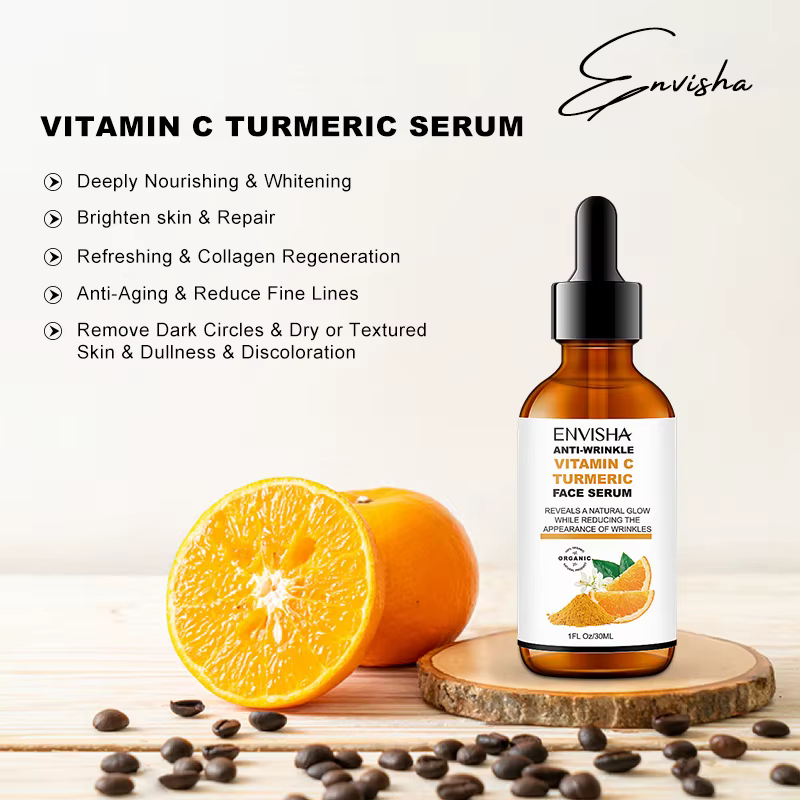 Sérum de curcuma à la vitamine C pour le visage