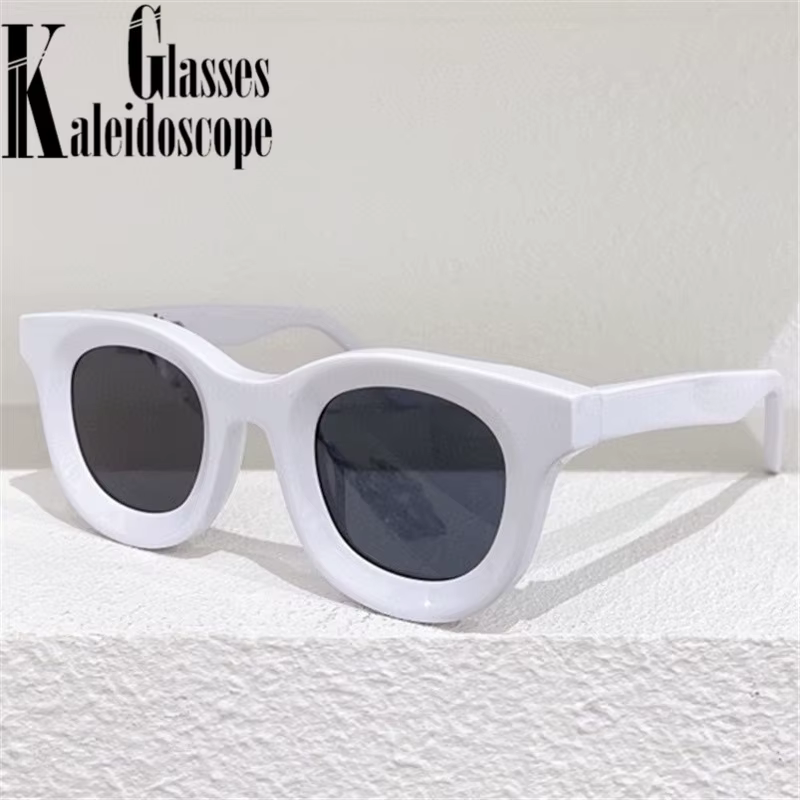 Lunettes de soleil rondes concaves pour femmes marque de mode concepteur petites lunettes de soleil hommes Vintage Hip Hop jaune bleu lunettes dame UV 400