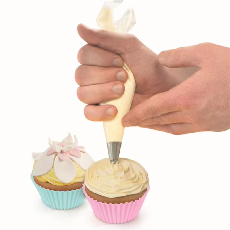 Sacs à pâtisserie jetables épais, 100 pièces, bricolage, décoration de crème de gâteau, sac à passepoil, sac de glaçage, fournitures de cuisson, manches à pâtisserie