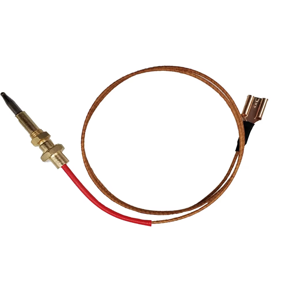 Accessoires de brûleur de cheminée à gaz, pièces de cuisinière, plaque chauffante en Thermocouple, capteur de température, fil de sécurité de flamme 65cm