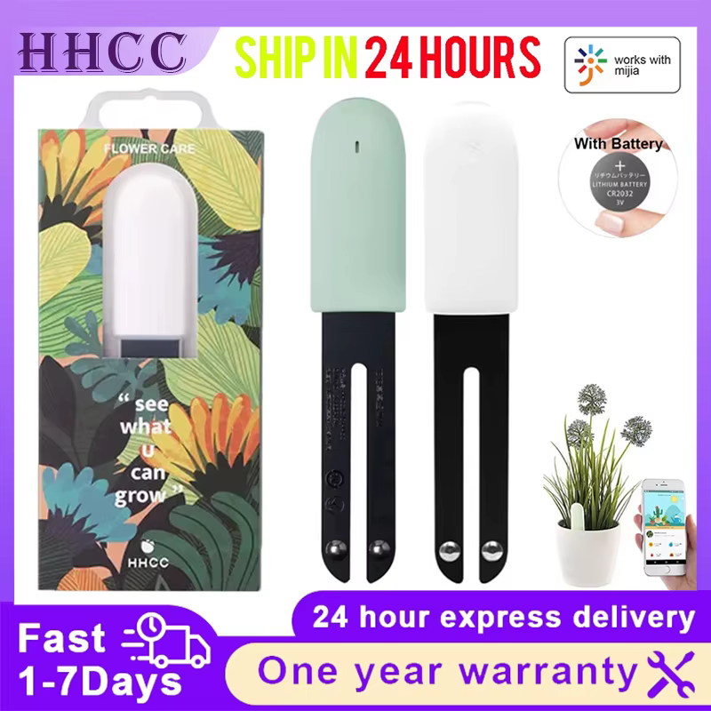 HHCC Xiaomi soins des fleurs moniteur de plantes intelligent produits de fleurs moniteur flore jardin herbe sol eau fertilité pour Xiaomi Mijia APP