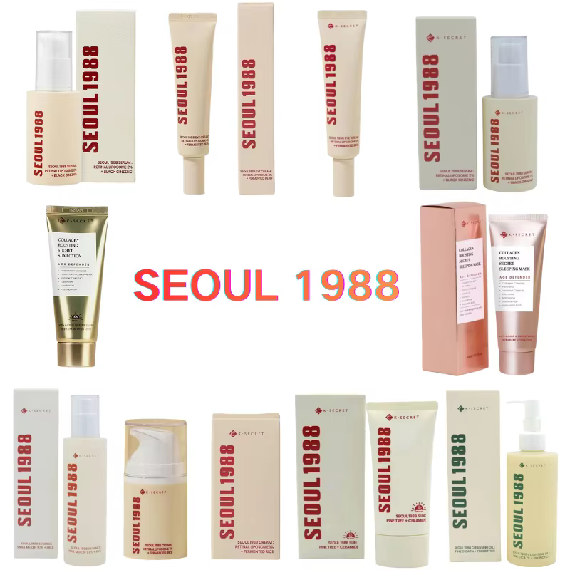 Séoul 1988 ensemble de crème pour les yeux Anti-rides rétinol escargot Mucin raffermissant hydratant réduire les ridules soins du visage cosmétique