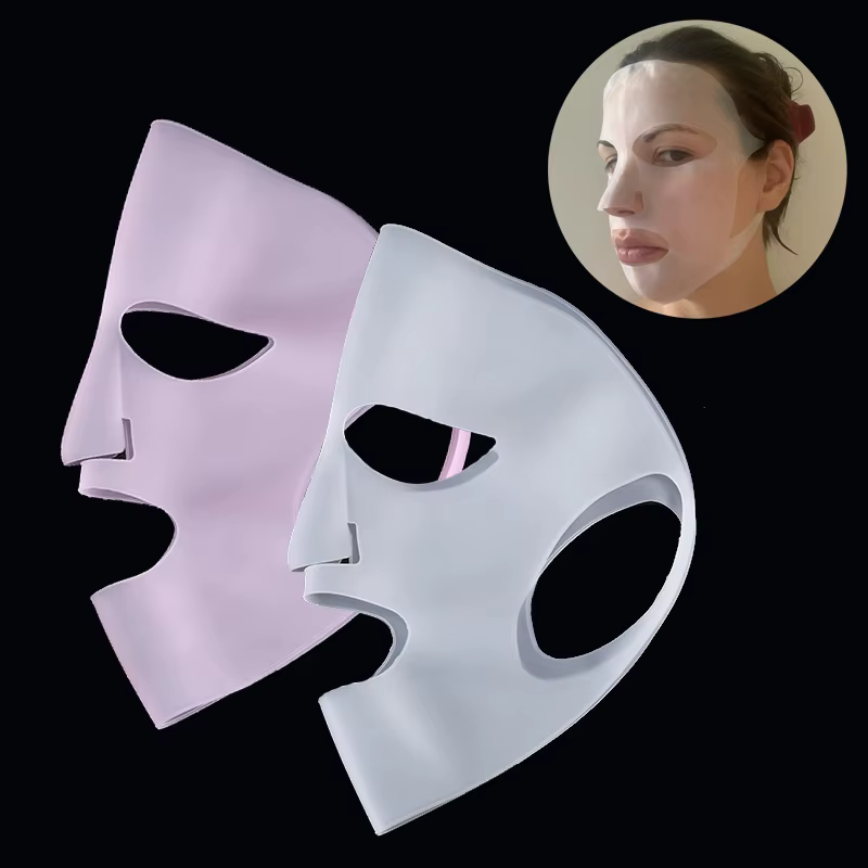 Masque facial en silicone réutilisable