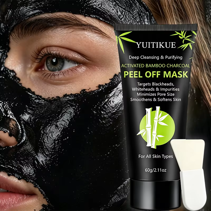 Masque peel-off au charbon de bambou activé