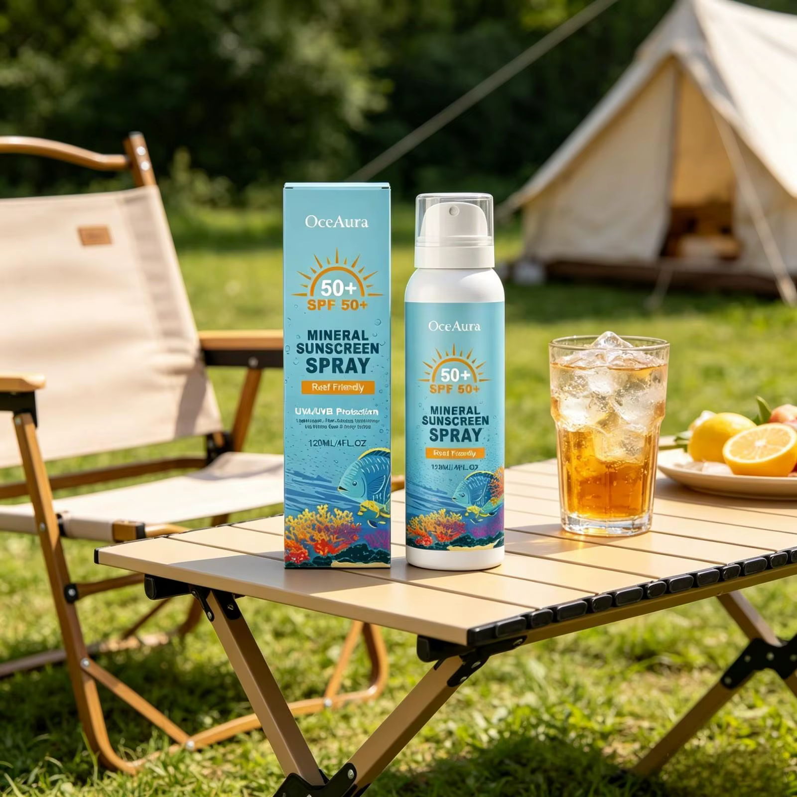 Spray solaire SPF 50, protection solaire anti-UV