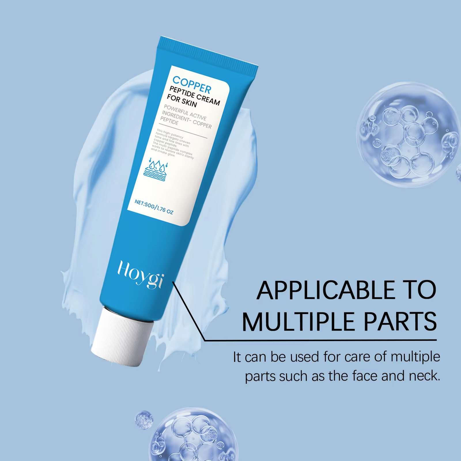 Crème pour le visage au Peptide de cuivre