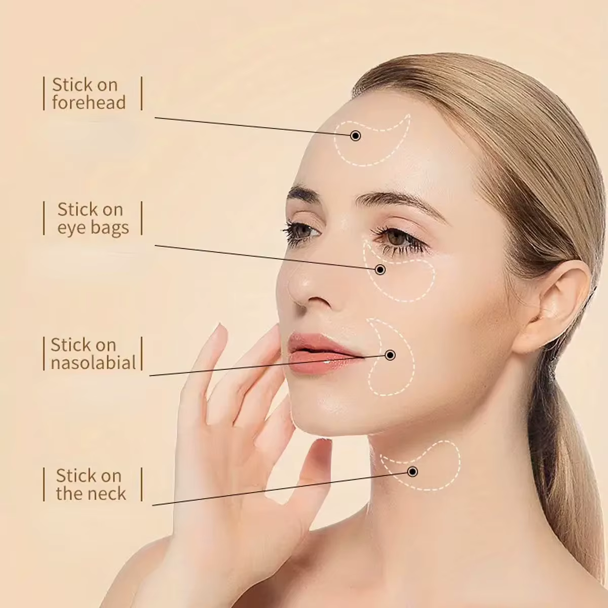 Masque pour les yeux apaisant au collagène d'aloe vera