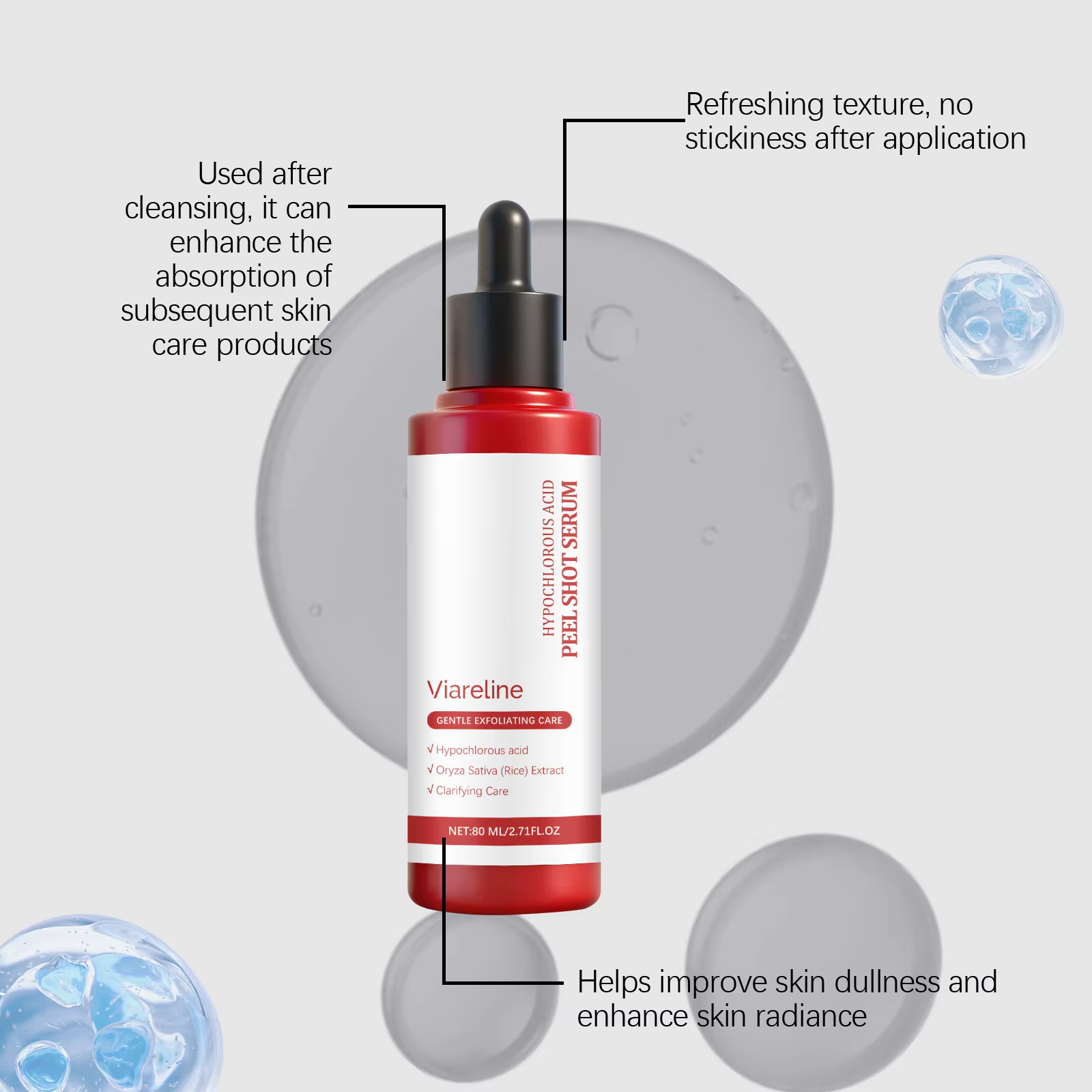 Sérum exfoliant au riz