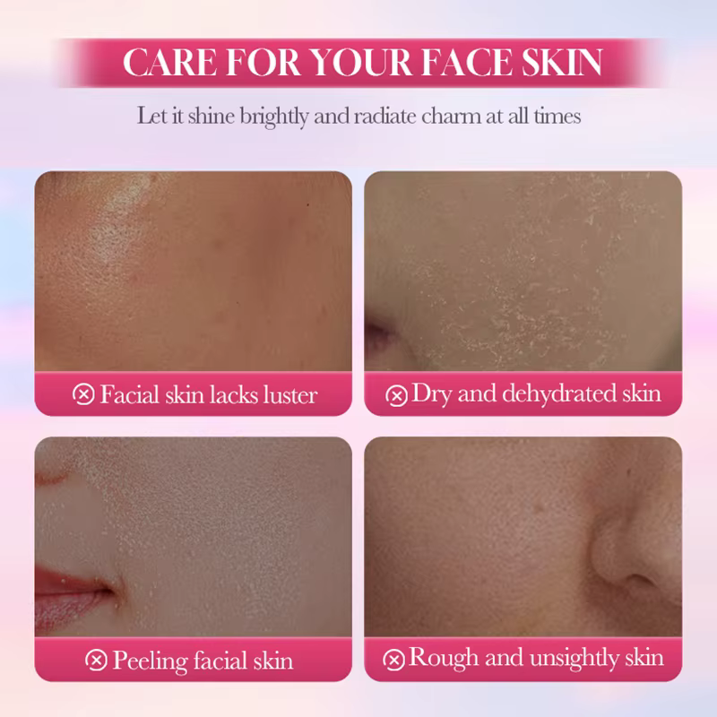 Crème pour le visage éclaircissante à la pêche et à la niacinamide SADOER - Hydratation intense