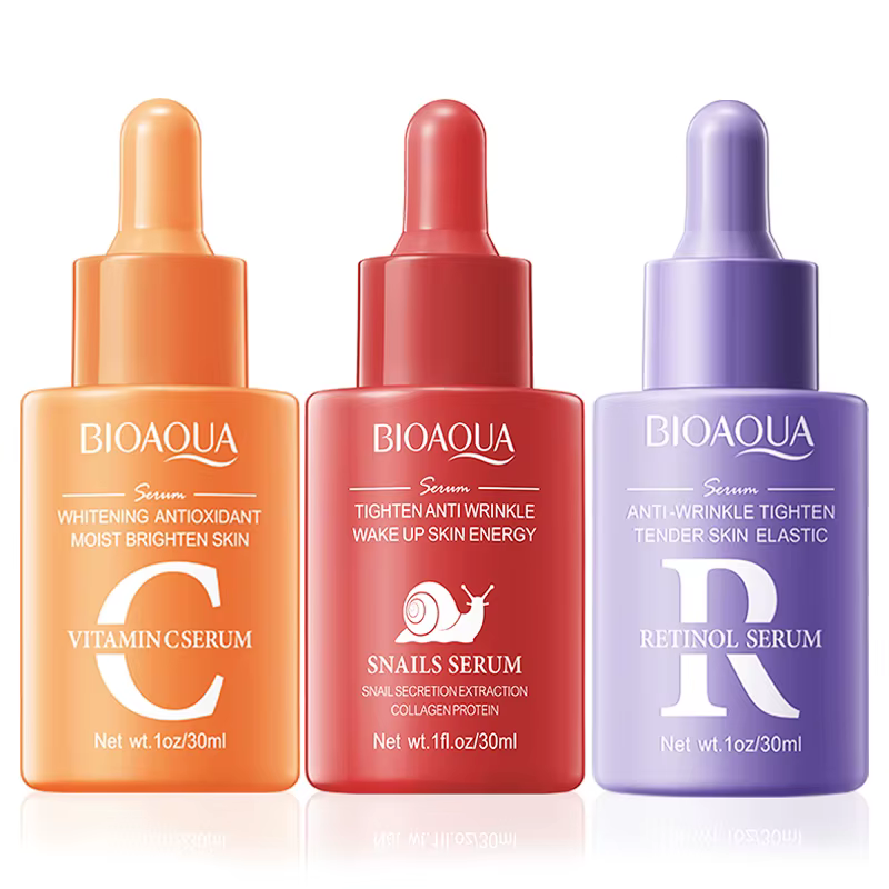 BIOAQUA vitamine C rétinol acide hyaluronique sérum hydratant éclaircissant