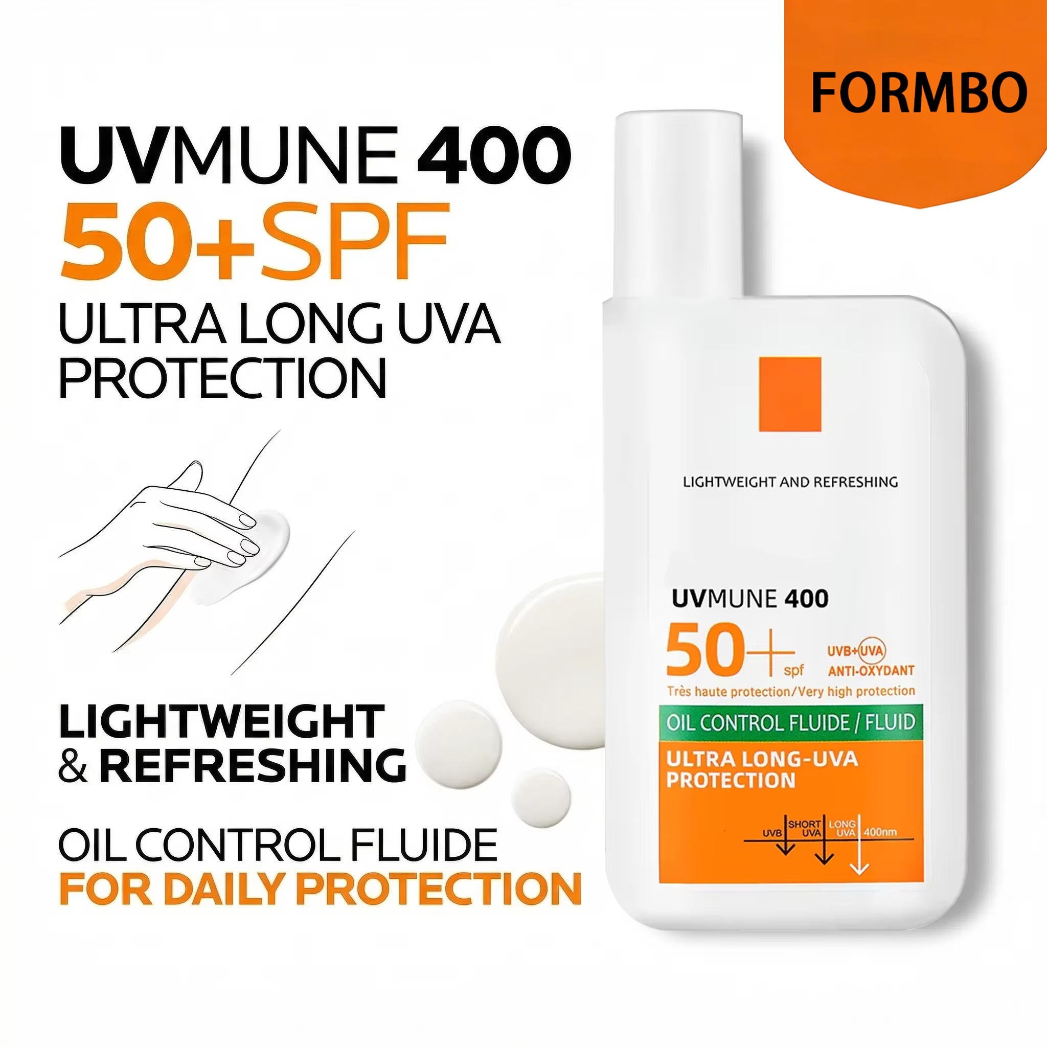 Crème solaire FORMBO SPF50+ non grasse