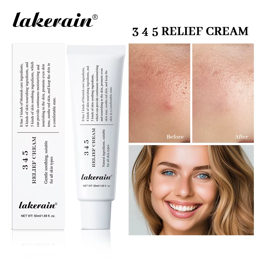 345 crème de soulagement adresse imperfections nourrir Anti- sucre Anti-oxydation soin apaisant Lifting du visage