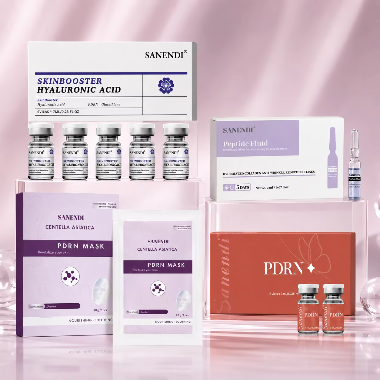 Sérum 4-en-1 PDRN Acide Hyaluronique de Saumon pour le Visage
