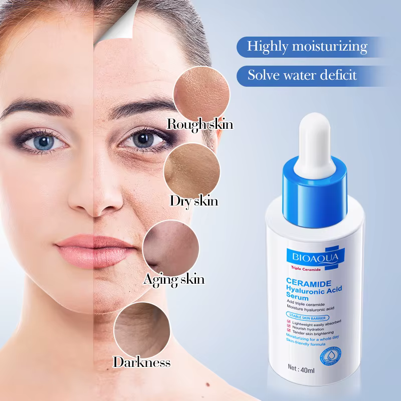Sérum à l'acide hyaluronique et aux céramides BIOAQUA pour le visage