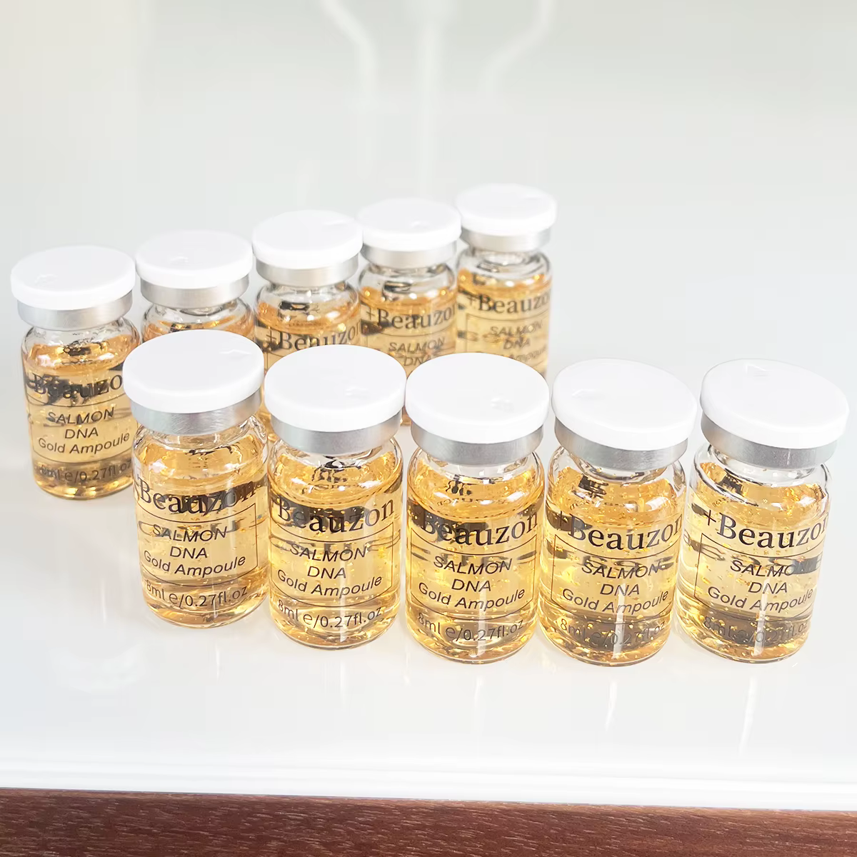 8ml Original Beauzon saumon ADN or Ampoule Niacinamide sérum Kit Booster peau soins du visage Essence hydratante