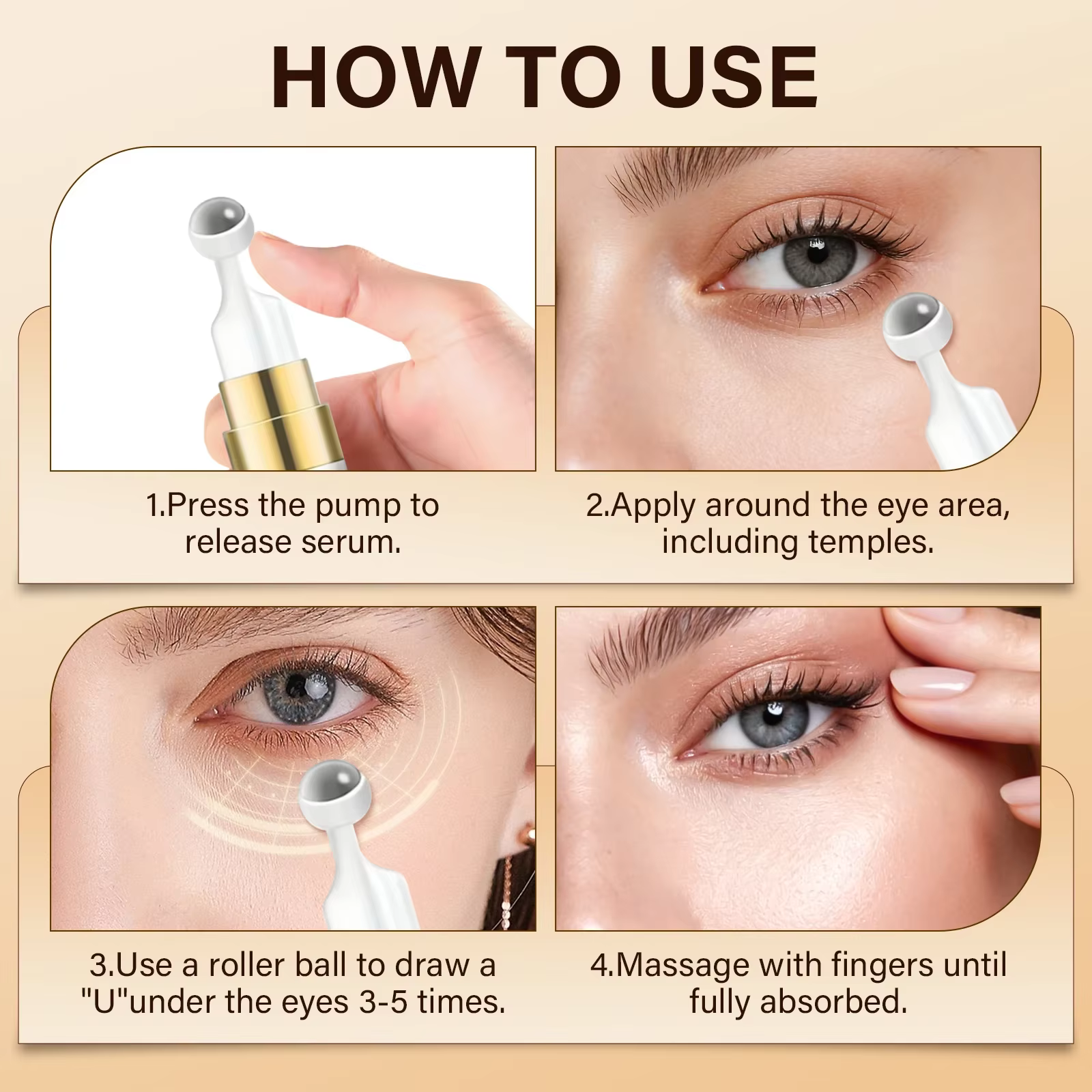Sérum pour les yeux 10 en 1