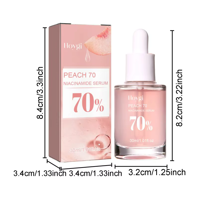 Sérum facial à la pêche 70% Niacinamide