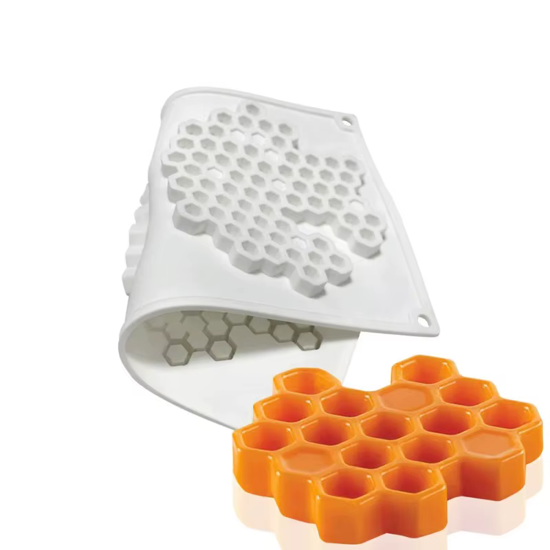 Moule à gâteau Mousse en nid d'abeille, bricolage, chocolat, Dessert français, décoration, cuisson, moule en Silicone, outil de cuisson de cuisine
