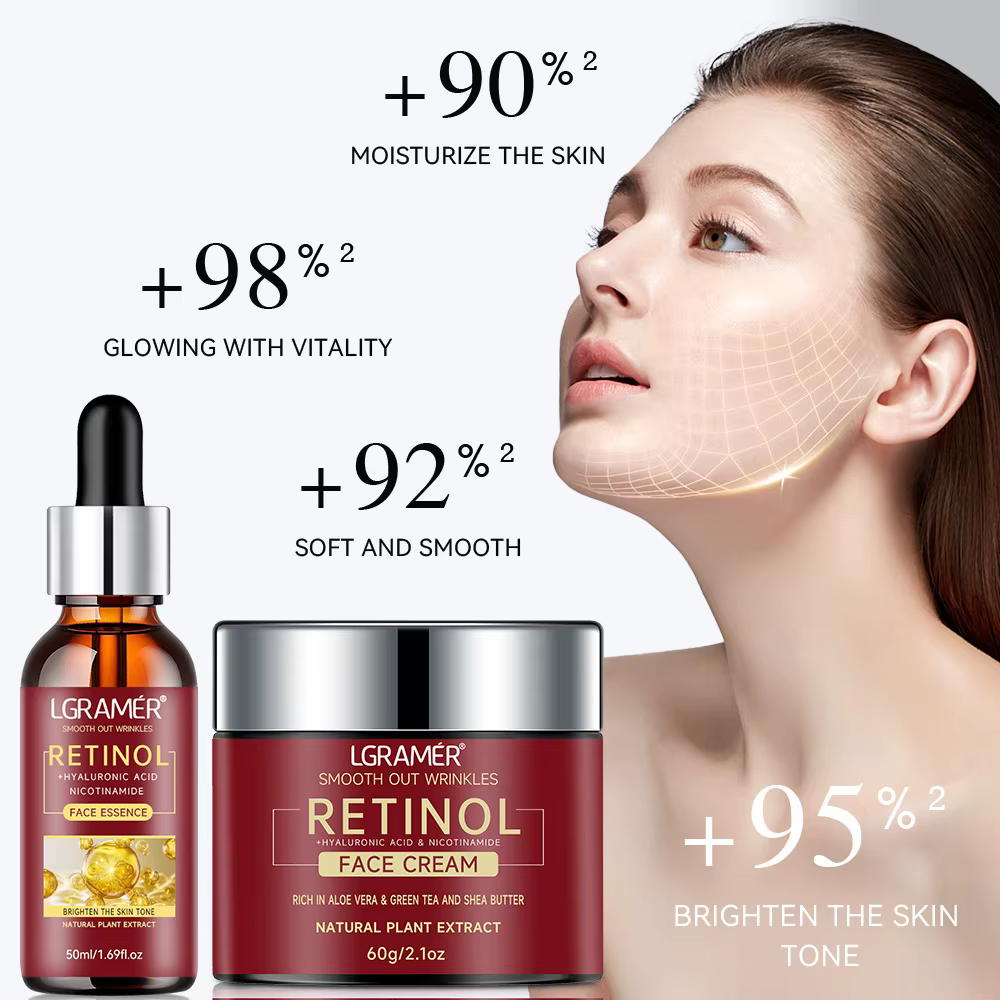 Rétinol sérum Combo crème pour le visage Lifting raffermissant réparateur