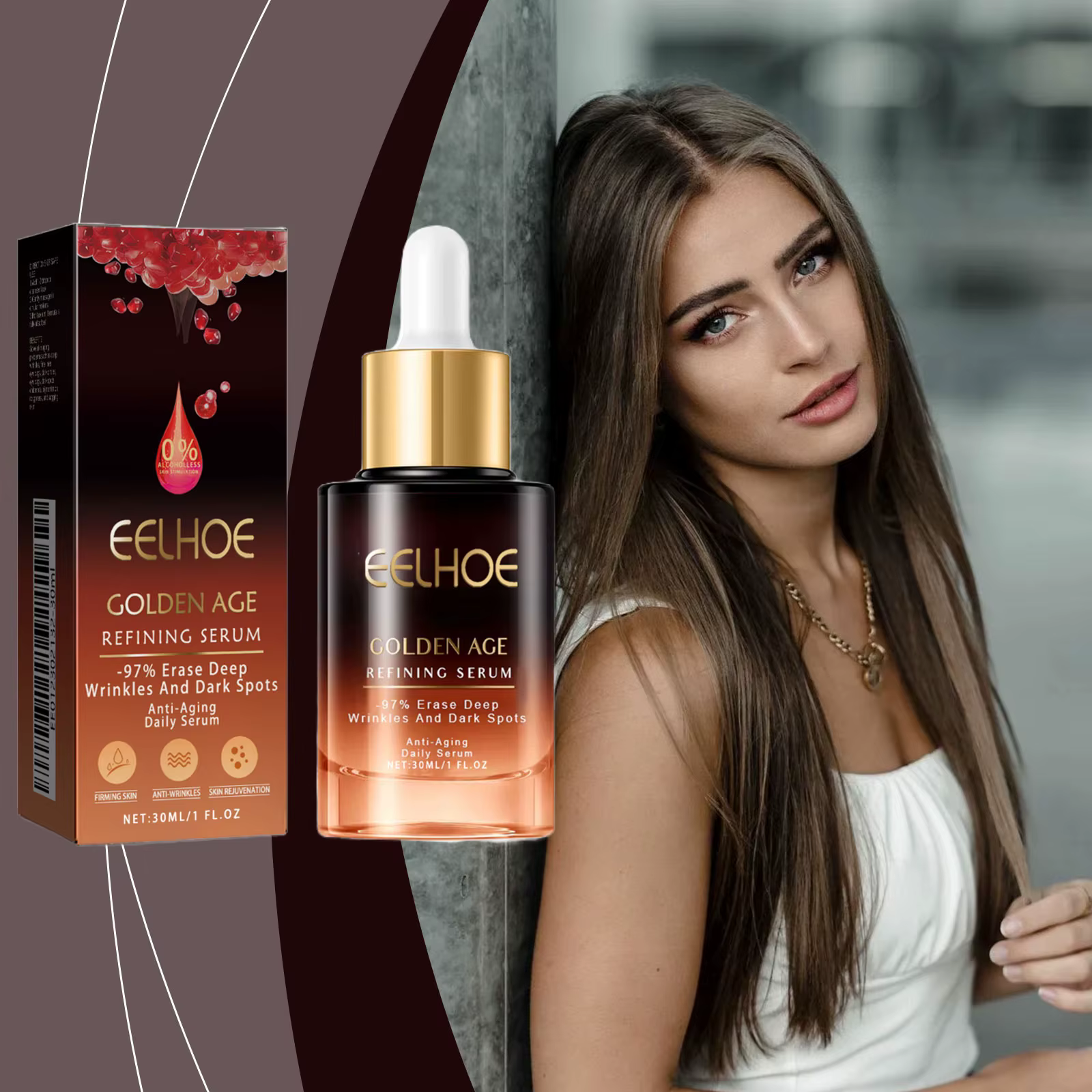 EELHOE – sérum raffinant Golden Age pour le visage