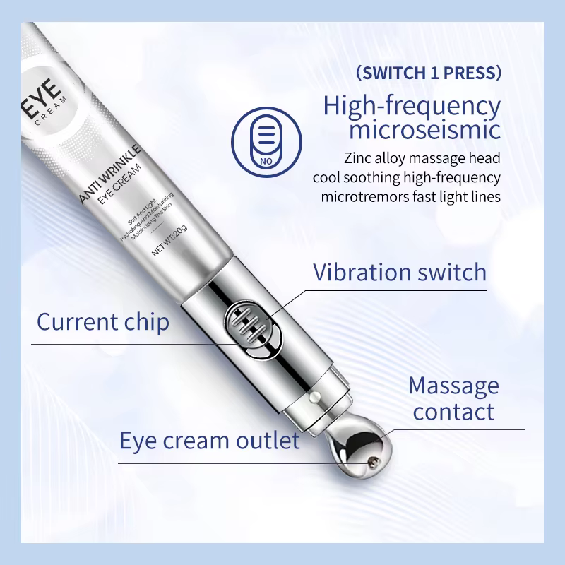 OCHEAL crème de Massage électrique pour les yeux acide hyaluronique raffermissant estompe les ridules Gel de soin