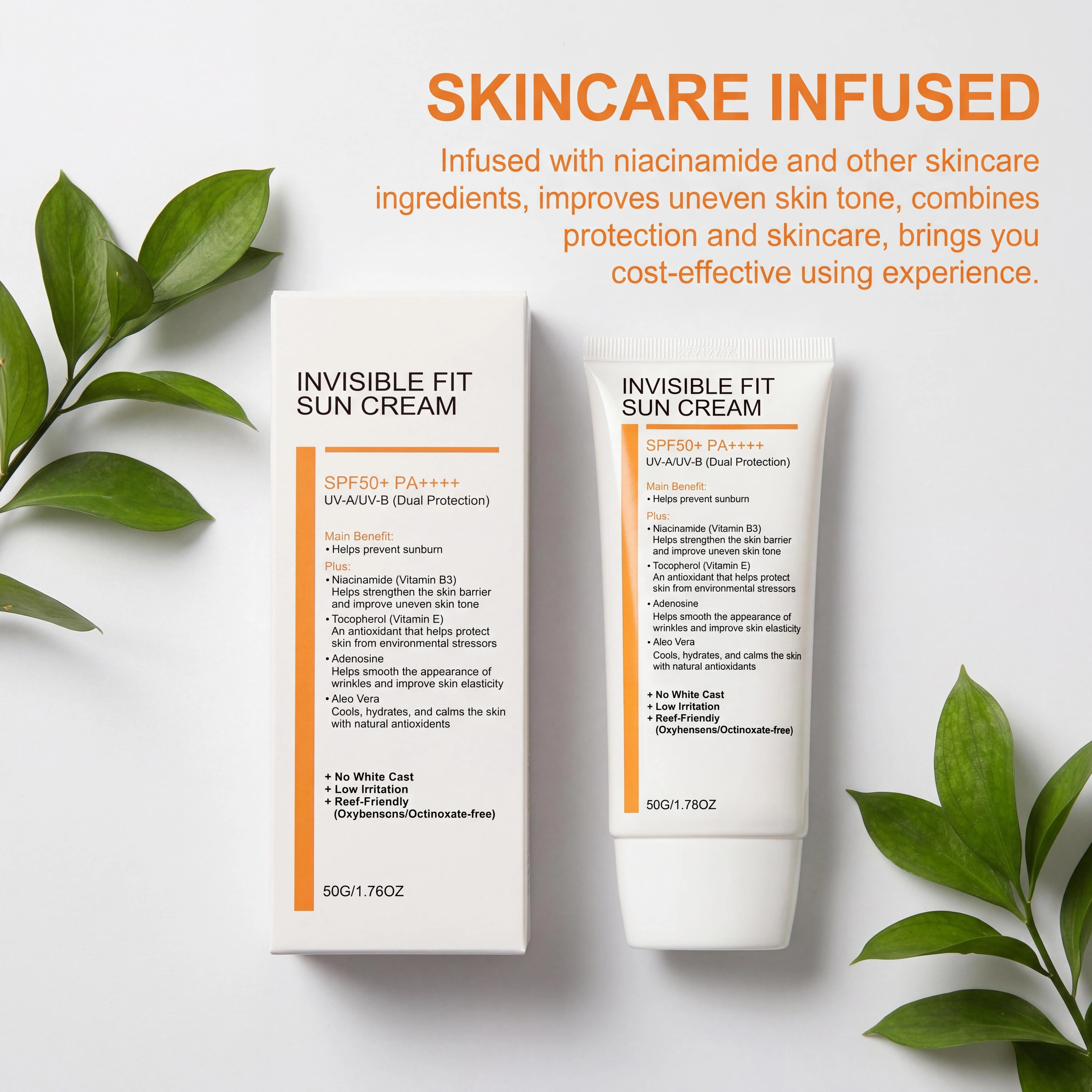 Crème solaire Invisible Fit SPF50
