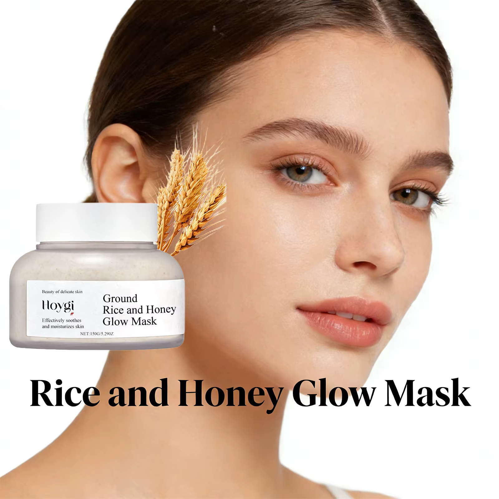 Masque Visage au Miel et au Riz Nettoyant en Profondeur