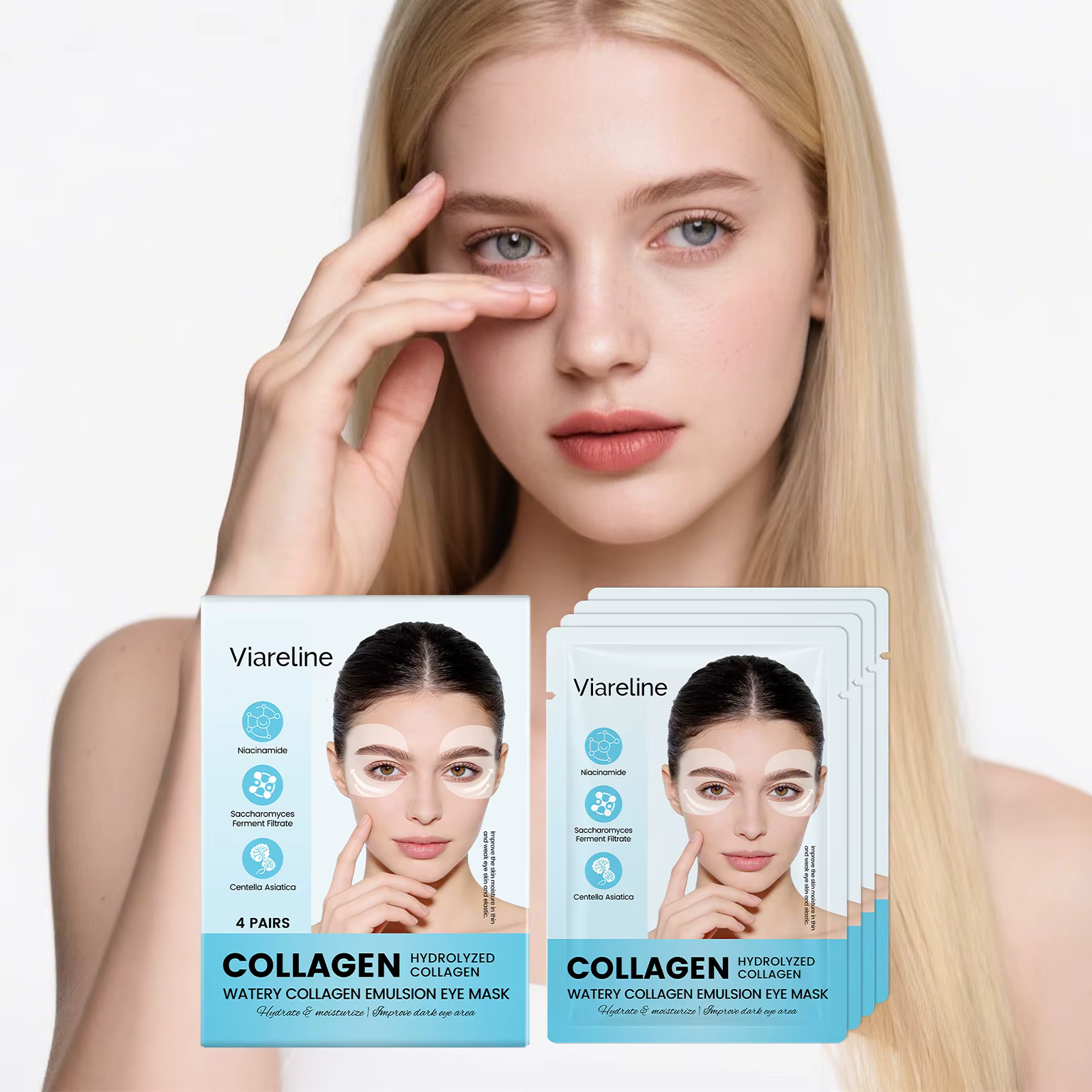 Patchs pour les yeux au collagène