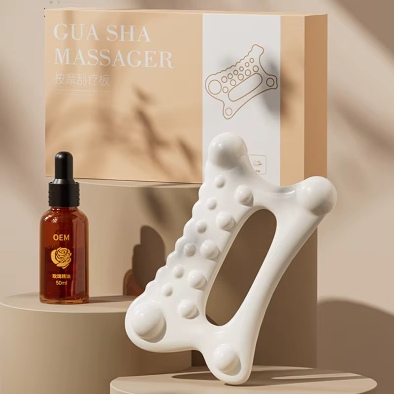 Planche de Massage Gua Sha pour entretien du visage