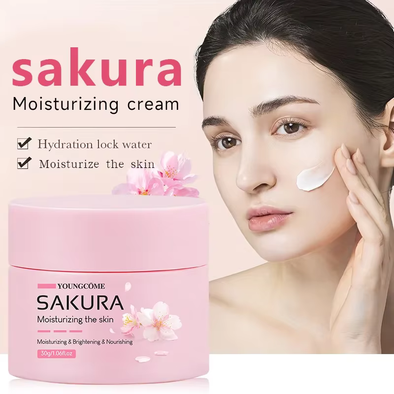 YOUNGCOME Sakura Essence crème fleur de cerisier hydratant pour le visage pour peau sèche et rugueuse Anti-âge Lifting