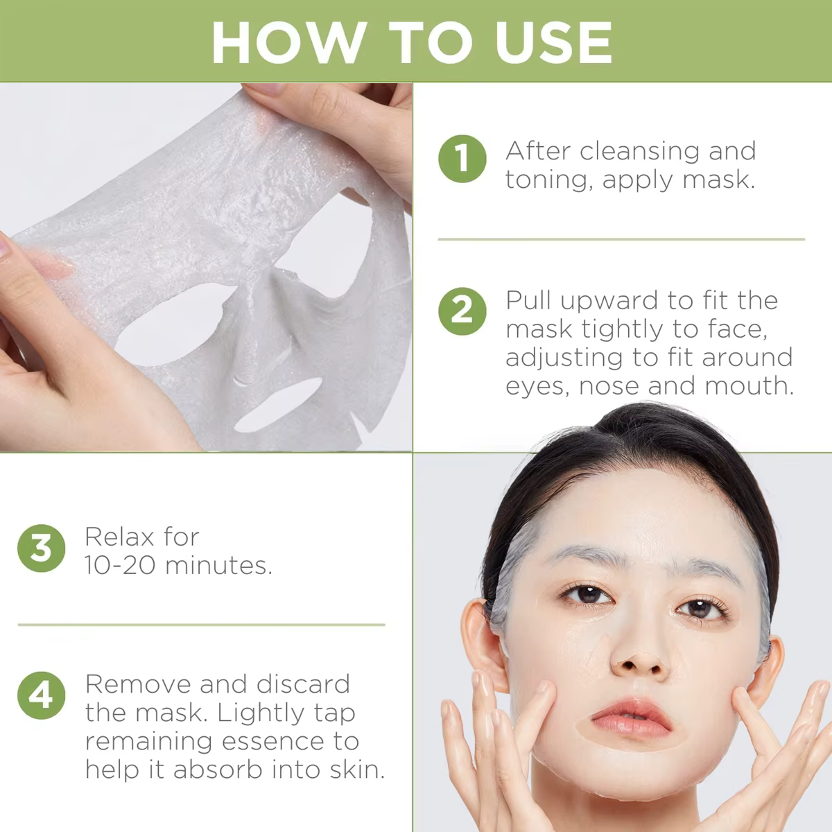 Masque Essentiel Mediheal 10EA & 4EA-3 Teintes