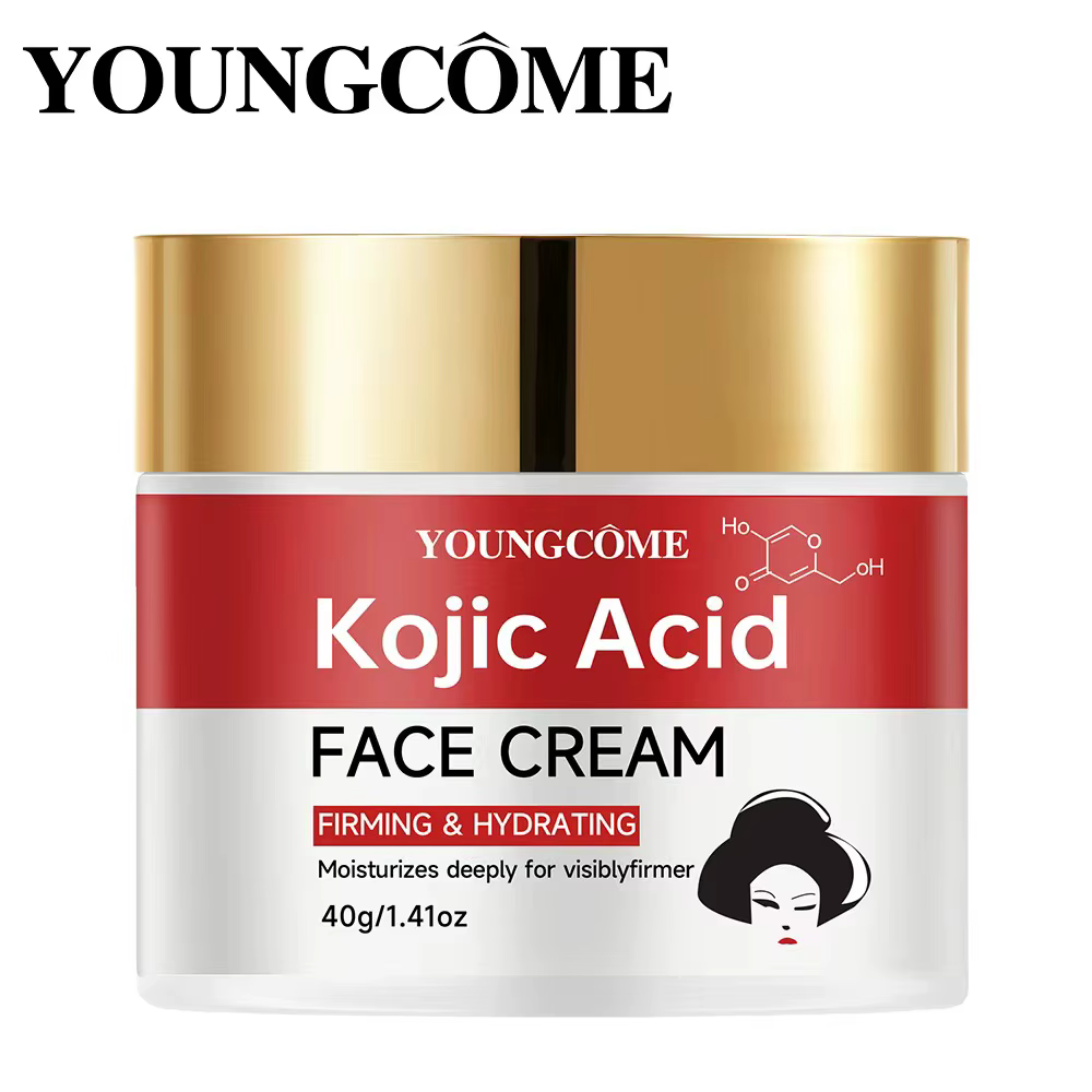 Crème visage à l'acide kojique – Hydratation profonde et raffermissement de la peau