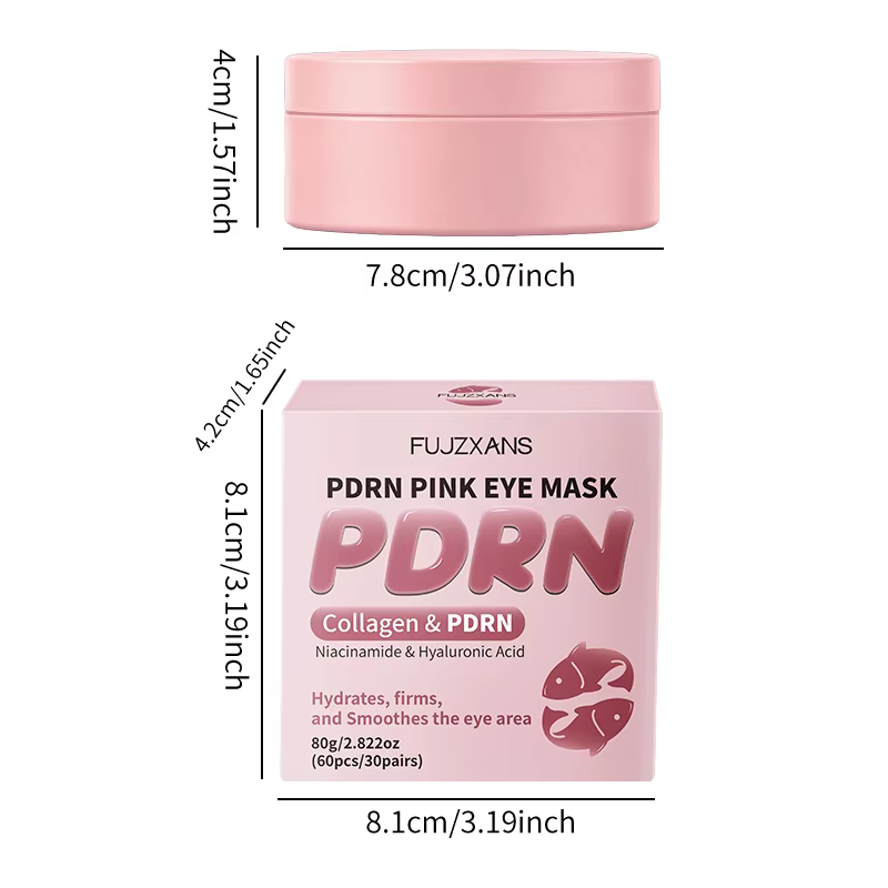 Masque pour les yeux rose PDRN pour les cernes et les poches