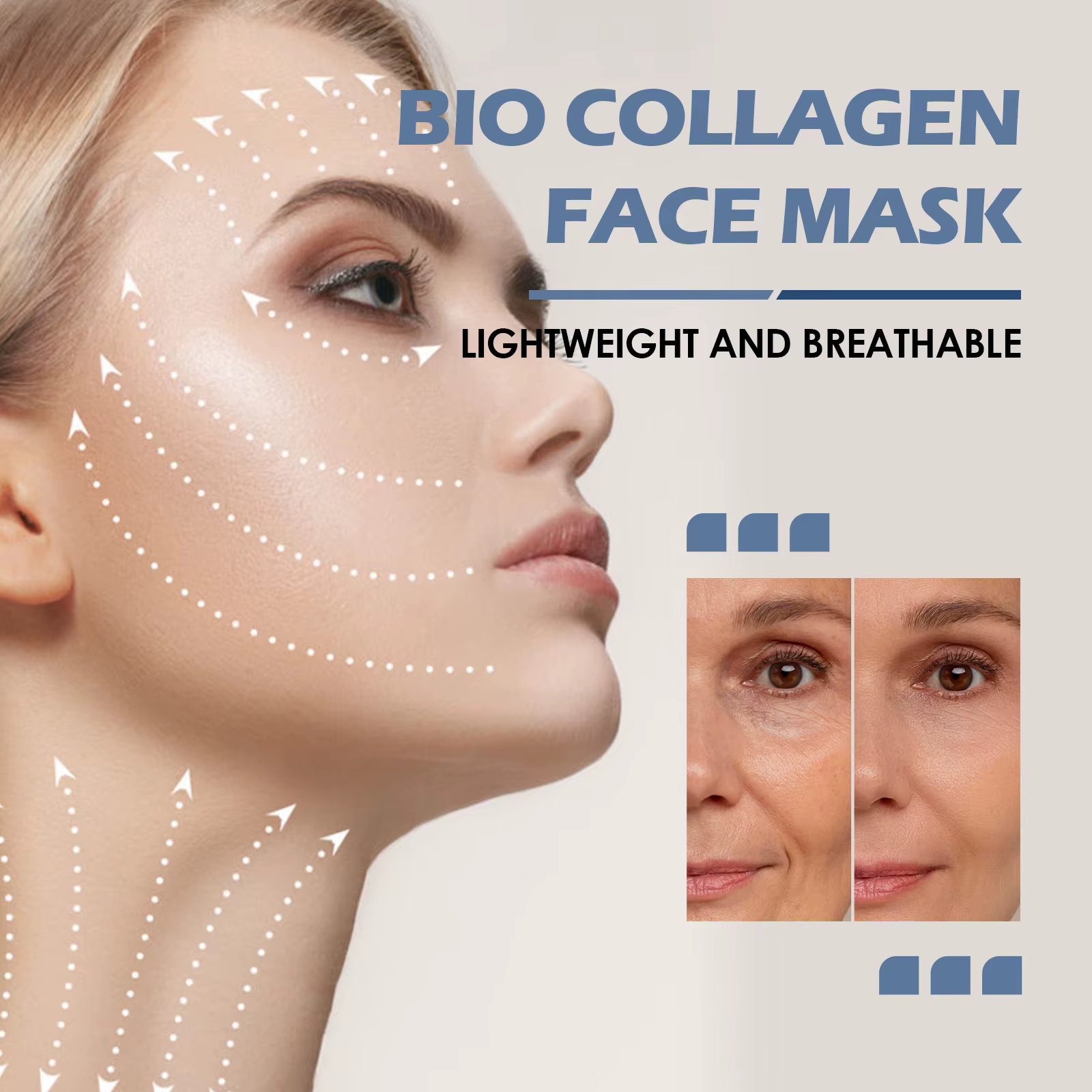 Masque au collagène coréen hydratant pour la nuit