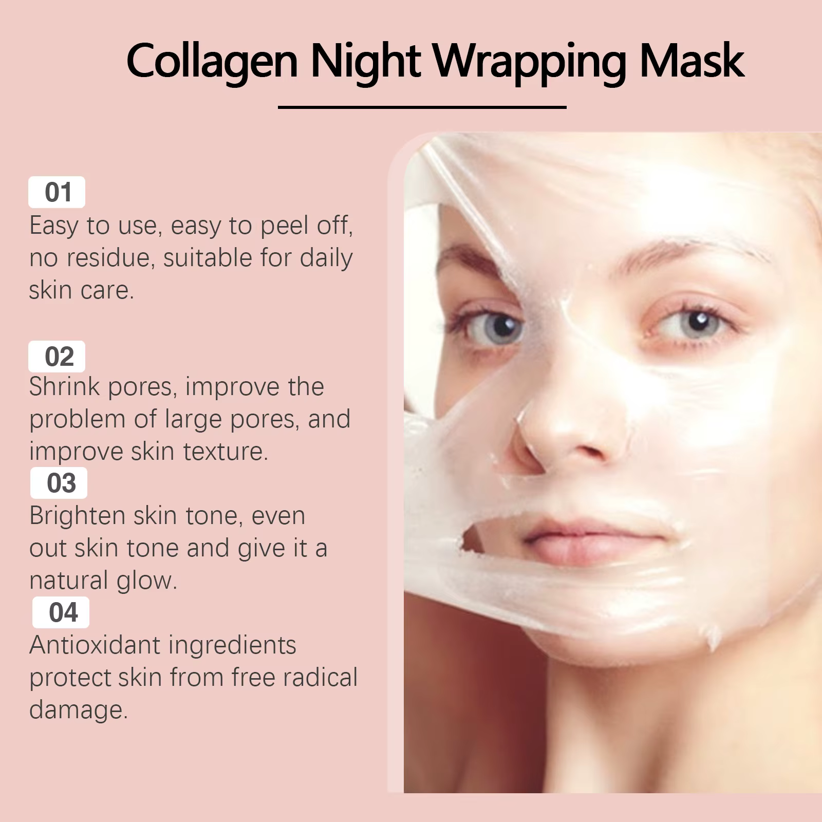 Masque Peel-off au collagène