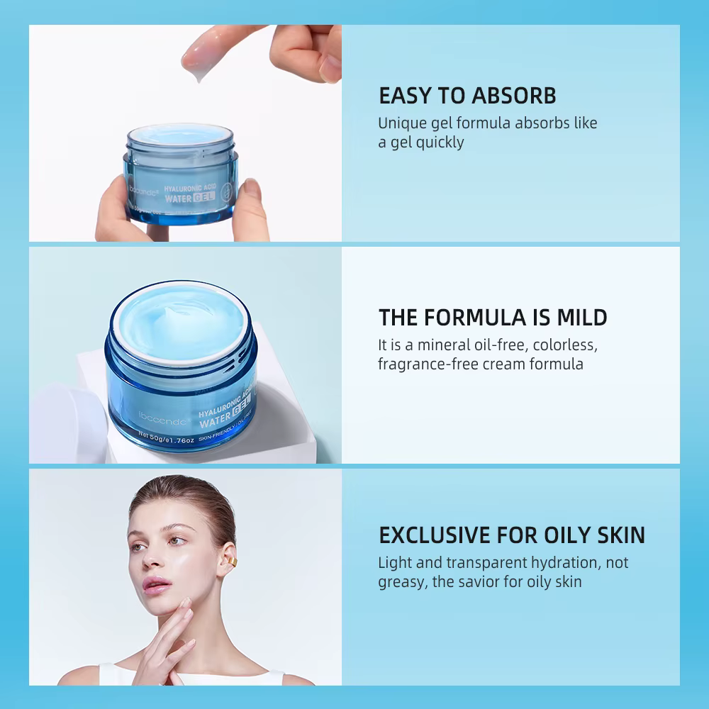 Hydro Boost Gel hydratant pour le visage à l'acide hyaluronique pour hydrater et lisse la peau extra sèche