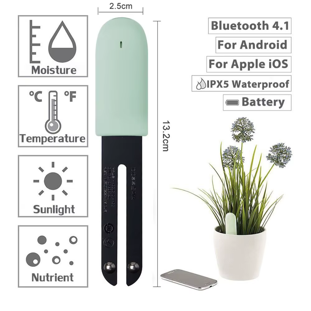 HHCC – moniteur de flore pour plantes de jardin, herbe, sol, eau, testeur intelligent de fertilité, capteur de jardin de fleurs, détecteur pour application Xiao Mi Mijia