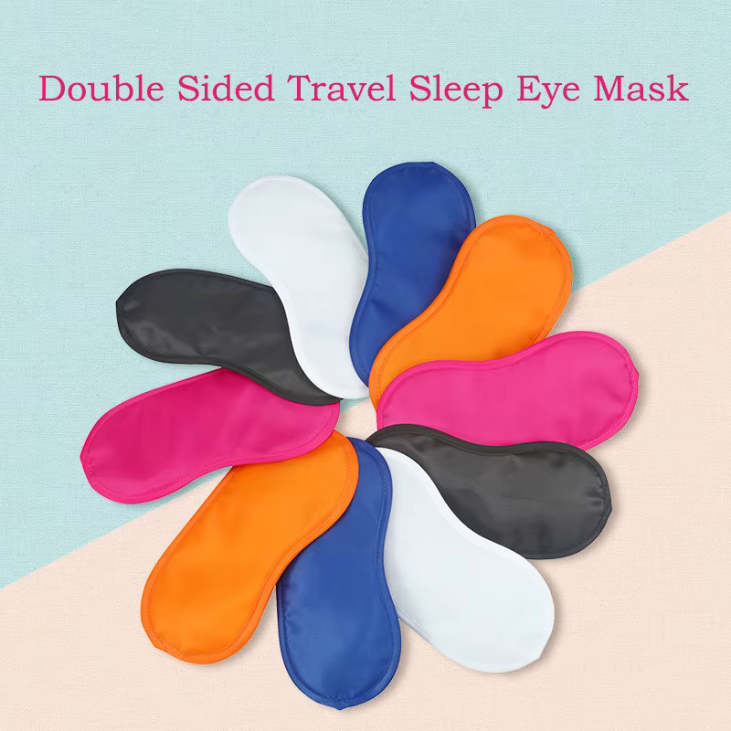 Lot de 4 masques de sommeil en soie super douce – 100 % occultants