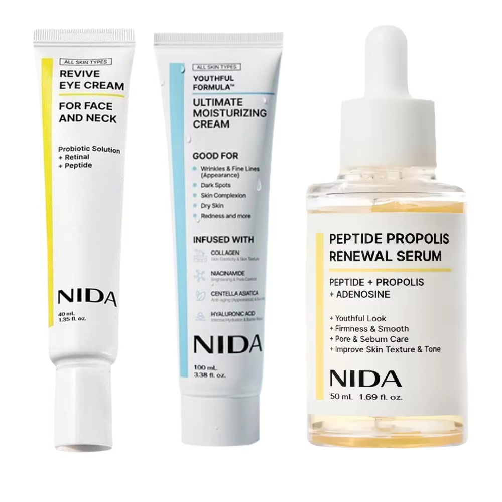 NIDA Peptide Propolis sérum revitalisant quotidien crème hydratante ultime Anti-âge
