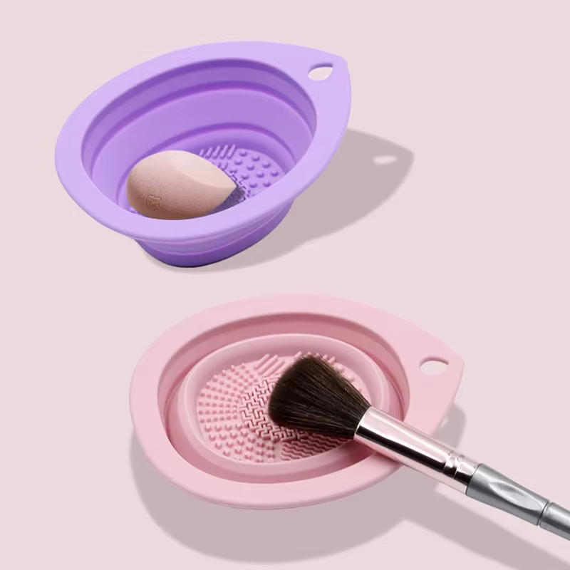 Nettoyeur de brosse de maquillage en Silicone