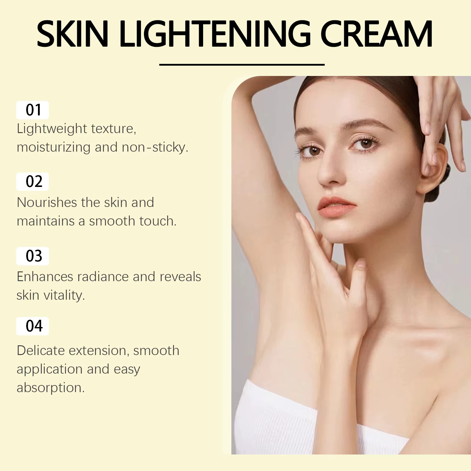 Lotion pour le corps éclaircissante au citron
